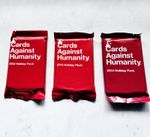 3x Cards Against Humanity Holiday Pack Bundle (2012,2013,2014) Set PARTY game