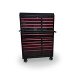 US PRO TOOL CHEST CABINET BOX SPECIAL EDITION! RED HANDLES FINANCE AVAILABLE