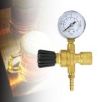 Mini MIG Gas Regulator Gauge Argon CO2 Bottle Disposable Welding UK Fitting