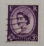 Rare vintage queen elizabeth postage revenue