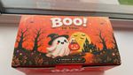 Halloween Ghost Themed Gift Set for Adults, Orange & Purple Spooky Box