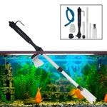 Electric Fish Tank Aquarium Vacuum Gravel Cleaner Hoover Siphon Pump Water Filte