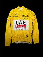 Hand Signed Tadej Pogacar Team UAE Tour de France Yellow Jersey & Exact Proof