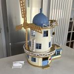Sylvanian Families Large Blue Field Windmill House Not Complete With Furniture