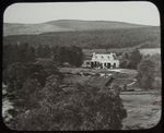 Glass Magic Lantern Slide BIRKHALL BALMORAL CASTLE C1890 OLD VICTORIAN PHOTO