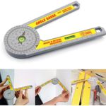 360° Woodworking Measuring Ruler Angle Finder Miter Saw Protractor Goniometer
