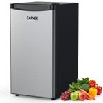 Mini Refrigerator with Freezer 45L Compact Fridge Great for Dorm, Bedroom,Office