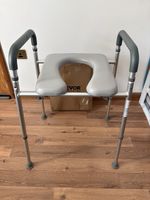 VEVOR Raised Toilet Seat, 7-Position Height Adjustment 19.3" - 25.2"