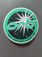 The Orb Don't Leave Earth Without One Sticker 3 For £1.50
