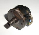 A Parker Hale threaded adjustable rearsight eyepiece with colour filters