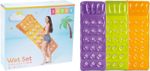 Intex Inflatable Pool Air Mattress – Floating Bed with Built-In Pillow 188 x 71