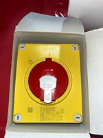 GEWISS GW70436P 32A 4 Pole Emergency Rotary Isolator Switch 415V IP66