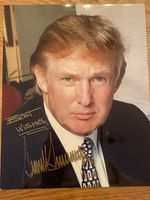 Signed Donald Trump Photo