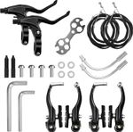 Complete Bike Brake Sets,Front and Rear Cables Lever One Size 