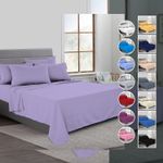 Luxury Flat Sheets Egyptian Cotton 200TC Hotel Quality Single Double King Super