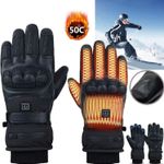 Heated Motorcycle Gloves Rechargeable Battery Heating Gloves Men Women Levels