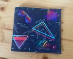 Retro 80’s style disabled blue badge holder wallet hologram safe