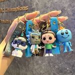 Creative Anime Rick and Morty Keychain Scientist Rick Keychain