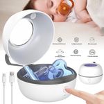 UV Pacifier Sanitizer Portable Brace Denture Sterilizer Rechargeable for Travel
