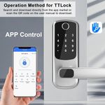 TTLock Smart Lock WIFI App Door Keyless Digital Entry System for AirBnB Homes