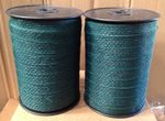 ELECTRIC FENCE TAPE 20MM x 200 Metre Roll Green Poly Fencing Horse Paddock 200m