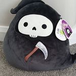Squishmallows Grim Reaper Plush Soft Toy Scythe Washable Medium 35-60cm 0110