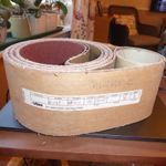 Pack of 2 VSM KK711Y Industrial Cloth Sanding Belts – 100mm x 3450mm (36 Grit)