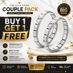 Classic Stainless Steel Nomination Bracelet With 18 Removable 16CM pack of 2
