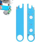 4-in-1 Needle Threader Magnetic Sewing Machine Tool with Magnifying Glass Ruler