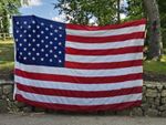 Large 8'x12' Nylon Embroidered 50 Star American Flag 8x12ft