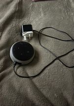 Amazon Echo Dot Smart Speaker Bluetooth Alexa 3.5mm Black/Grey Fabric UK Plug