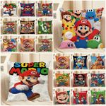 Super Mario Cushion Cover Pillow Case Sofa Throw Cover 45 x 45 cm