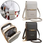 Women RFID Anti Theft Purse Touch Screen Phone Bag Crossbody Bags Handbag