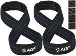 AQF Figure 8 Lifting Straps Anti-Slip Gym Wrist Support Deadlift Powerlifting