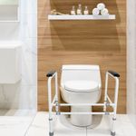 Toilet Safety Frame Support Standing Aid Grab Handle Adjustable Elderly Disabled