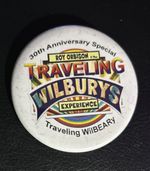The Traveling Wilburys Experience  2.25" Pin Badge Vintage Roy Orbison