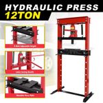 Shop Press Heavy Duty Hydraulic Workshop Garage Floor Standing 12 Ton H-Frame
