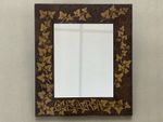 Arts And Crafts Pokerwork Mirror Antique Victorian C1894