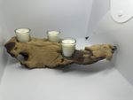 Driftwood Candelabra Natural Wood Candle Holder