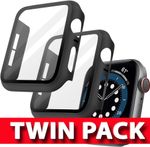 Case for Apple Watch 11 10 9 8 7 SE Ultra Tempered Glass Screen Protector Cover