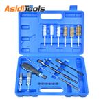 19Pcs Diesel Injector Seat Brush Cleaner Cleaning Cutting Cutter tools Kit