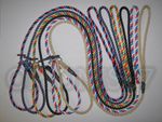 HANDMADE ENGLISH GUN DOG SLIP LEAD  8 mm SPLICED ROPE VARIOUS LENGTHS & COLOURS