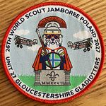 World Scout Jamboree Poland 2027 Unit 27 Gloucestershire Gladiotters Scout Badge