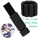 2PCS Adjustable Wrist Ankle Weights for Aerobics Pilates Weight-Bearing Bracelet