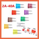Mini Blade Fuses 2A 3A 5A 7.5A 10A 15A 20A 25A 30A 35A 40A Car Auto Van Bike