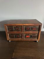 Small 17th Century Spanish Antique Cabinet