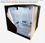 Green Lamp 240x240x200cm 600D Mylar Indoor Grow Tent Silver Reflective