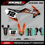 CUSTOM MX GRAPHICS KIT : KTM MOTOCROSS GRAPHICS SX50 SX65 2002 - 2022 - TREPID 