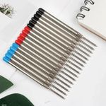 5/10/20pcs 3.9in/99mm G2 Ballpoint Pen Refills Medium Point Blue Red Black Ink