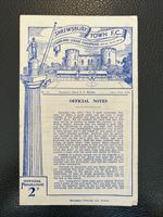 20.11.1948. Shrewsbury Town v Denaby United (Midland League).